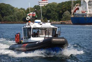 Fot. MOSG Jednostka pływająca SG-068 w trakcie patrolu.