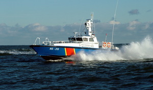 Fot. MOSG Jednostka pływająca SG-213 w trakcie patrolu.