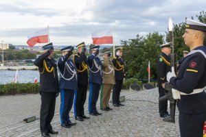 Fot. Andrzej Kubiak Uroczystość roczni wybuchu II wojny światowej na gdańskim Westerplatte.