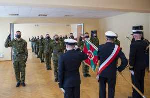 Fot. A. Kubiak Nowi funkcjonariusze MOSG składają ślubowanie.