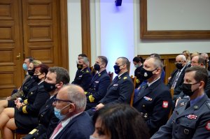 Fot. Pomorska Policja Uczestnicy konwentu w auli Politechniki Gdańskiej.