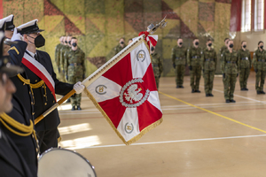 Fot. A. Kubiak Nowi funkcjonariusze MOSG podczas ślubowania.