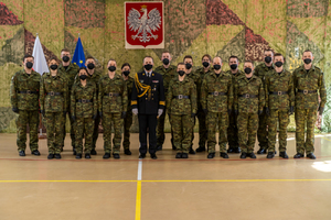 Fot. A. Kubiak Nowi funkcjonariusze MOSG podczas ślubowania.