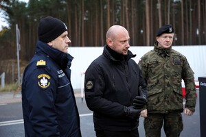 Szef BBN w Pomorskim Dywizjonie Straży Granicznej. Fot. BBN Szef BBN w Pomorskim Dywizjonie Straży Granicznej