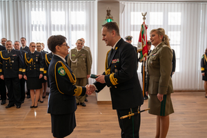 Pożegnanie ze służbą Głównej Księgowej MOSG. Fot. P. Kurasz Pożegnanie ze służbą Głównej Księgowej MOSG. Fot. P. Kurasz