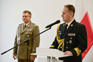 Uroczystość wprowadzenia Zastępcy Komendanta ds. Morskich. Fot. Łukasz Zwoliński Uroczystość wprowadzenia Zastępcy Komendanta ds. Morskich. Fot. Łukasz Zwoliński