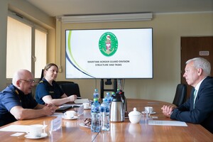 Wizyta Oficera Łącznikowego Policji Federalnej Niemiec. Fot. MOSG Wizyta Oficera Łącznikowego Policji Federalnej Niemiec. Fot. MOSG