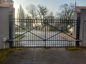 Brama wjazdowa do PSG Gdańsk 