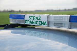 Napis Straż Graniczna. Fot. MOSG Napis Straż Graniczna. Fot. MOSG
