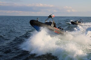 Trening służb na Zatoce Gdańskiej. Fot. MOSG Trening służb na Zatoce Gdańskiej. Fot. MOSG