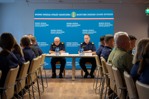 Odprawa służbowa w MOSG. Fot. Piotr Kurasz Odprawa służbowa w MOSG. Fot. Piotr Kurasz