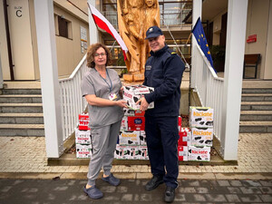 W MOSG zbierano mleko dla hospicjum. Fot. MOSG W MOSG zbierano mleko dla hospicjum. Fot. MOSG