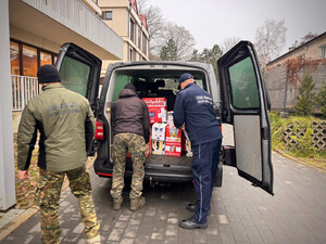 W MOSG zbierano mleko dla hospicjum. Fot. MOSG W MOSG zbierano mleko dla hospicjum. Fot. MOSG