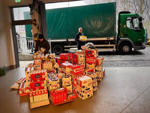 W MOSG zbierano mleko dla hospicjum. Fot. MOSG W MOSG zbierano mleko dla hospicjum. Fot. MOSG