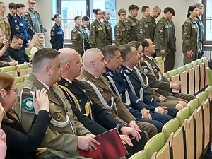 Pasowanie kadetów w Słupsku. Fot. MOSG Pasowanie kadetów w Słupsku. Fot. MOSG