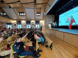 Pasowanie kadetów w Słupsku. Fot. MOSG Pasowanie kadetów w Słupsku. Fot. MOSG