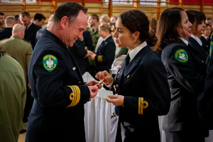 Spotkanie opłatkowe w Komendzie MOSG. Fot. Ł. Zwoliński Spotkanie opłatkowe w Komendzie MOSG. Fot. Ł. Zwoliński