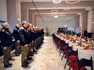 Wigilijne spotkania z funkcjonariuszami. Fot. MOSG Wigilijne spotkania z funkcjonariuszami. Fot. MOSG