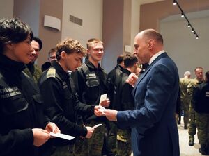 Wigilijne spotkania z funkcjonariuszami. Fot. MOSG Wigilijne spotkania z funkcjonariuszami. Fot. MOSG