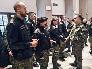 Wigilijne spotkania z funkcjonariuszami. Fot. MOSG Wigilijne spotkania z funkcjonariuszami. Fot. MOSG