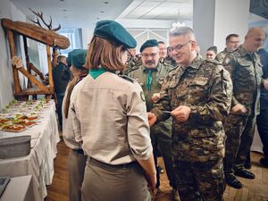 Wigilijne spotkania z funkcjonariuszami. Fot. MOSG Wigilijne spotkania z funkcjonariuszami. Fot. MOSG