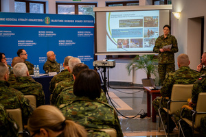 Odprawa służbowa w MOSG. Fot. Ł. Zwoliński Odprawa służbowa w MOSG. Fot. Ł. Zwoliński