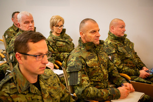 Odprawa służbowa w MOSG. Fot. Ł. Zwoliński Odprawa służbowa w MOSG. Fot. Ł. Zwoliński