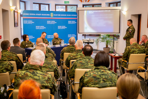 Odprawa służbowa w MOSG. Fot. Ł. Zwoliński Odprawa służbowa w MOSG. Fot. Ł. Zwoliński