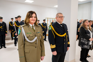 Uroczyste pożegnania w Komendzie MOSG. Fot. Ł. Zwoliński Uroczyste pożegnania w Komendzie MOSG. Fot. Ł. Zwoliński