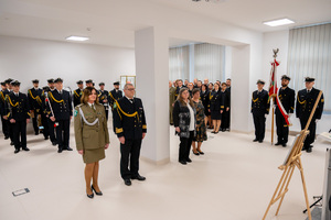 Uroczyste pożegnania w Komendzie MOSG. Fot. Ł. Zwoliński Uroczyste pożegnania w Komendzie MOSG. Fot. Ł. Zwoliński