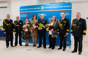 Uroczyste pożegnania w Komendzie MOSG. Fot. Ł. Zwoliński Uroczyste pożegnania w Komendzie MOSG. Fot. Ł. Zwoliński