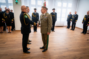 Zmiana na stanowisku Zastępcy Komendanta MOSG. Fot. Ł. Zwoliński Zmiana na stanowisku Zastępcy Komendanta MOSG. Fot. Ł. Zwoliński