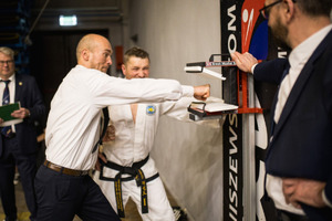 Funkcjonariusze promują służbę w MOSG Fot. MOSG Funkcjonariusze promują służbę w MOSG Fot. MOSG