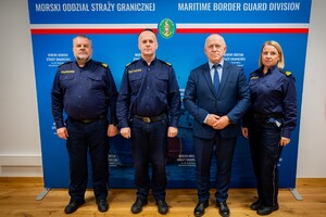 Podpisanie porozumień w zakresie ochrony granicy państwowej na morzu oraz bezpieczeństwa polskich obszarów morskich. Fot. Łukasz Zwoliński WOiP Podpisanie porozumień w zakresie ochrony granicy państwowej na morzu oraz bezpieczeństwa polskich obszarów morskich. Fot. Łukasz Zwoliński WOiP