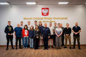 Funkcjonariusze MOSG promują służbę Fot. MOSG Funkcjonariusze MOSG promują służbę Fot. MOSG