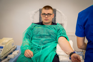 Oddali krew potrzebującym. Fot. Ł. Zwoliński Oddali krew potrzebującym. Fot. Ł. Zwoliński