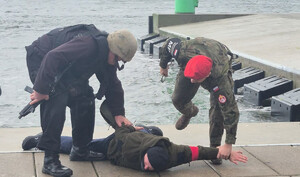 SG-112 w ćwiczeniu taktycznym z wojskiem. Fot. MOSG SG-112 w ćwiczeniu taktycznym z wojskiem. Fot. MOSG