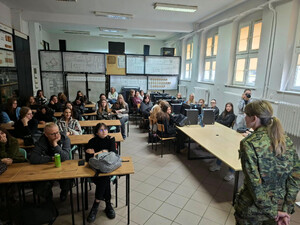 Promowali formację i nabór do służby. Fot. MOSG Promowali formację i nabór do służby. Fot. MOSG