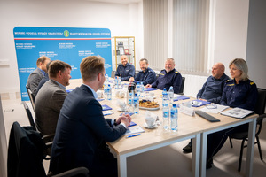 Spotkanie w Komendzie MOSG. Fot. Łukasz Zwoliński Spotkanie w Komendzie MOSG. Fot. Łukasz Zwoliński
